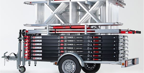 Altrex 520008 Remorque d'échafaudage 185/245 (hors échafaudage)