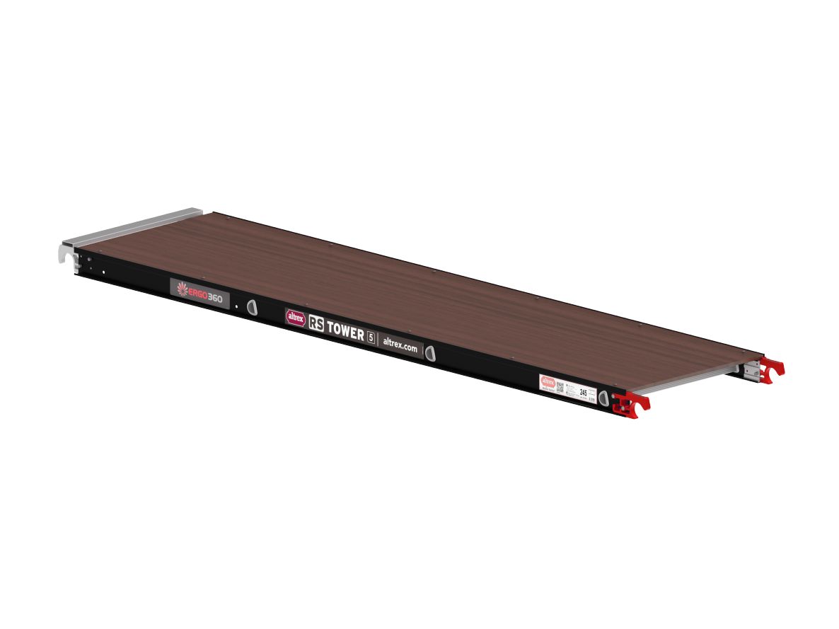 Altrex 304520 Plate-forme d'échafaudage en bois 245 sans trappe RS TOWER 5