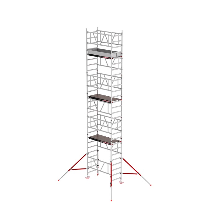 Altrex C003014 MiTower PLUS Echafaudage roulant 8.2m Longueur de la plateforme en bois 165