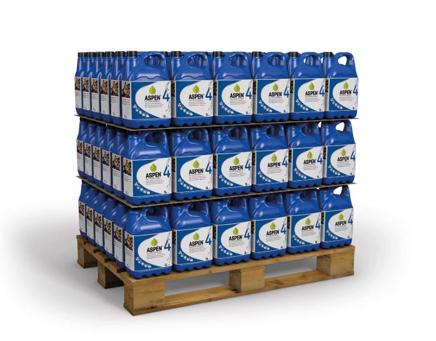 Aspen ASPEN4PLT108 Mélange d'essence prêt à l'emploi 5 litres pour moteurs à quatre temps 108 pièces