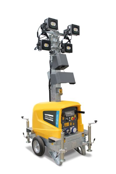 Atlas Copco 8170023558 HiLight E3+ Tour d'&eacute;clairage &eacute;lectrique mobile 230V 3000 m&sup2;