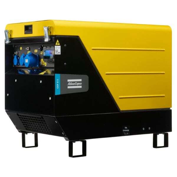 Atlas Copco 8170023244 Générateur diesel stationnaire QEP S12 ACDE 9100W