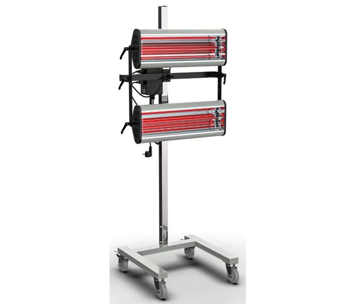 B-Tec 7300137 IR-X2 Sécheur infrarouge à ondes courtes avec 2 cassettes