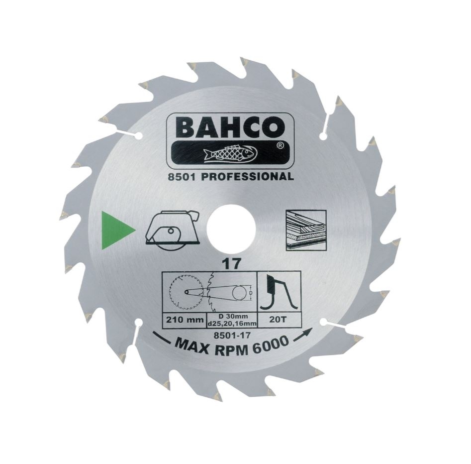 Bahco 8501-40 Lames de scie circulaire pour bois dans les scies de chantier