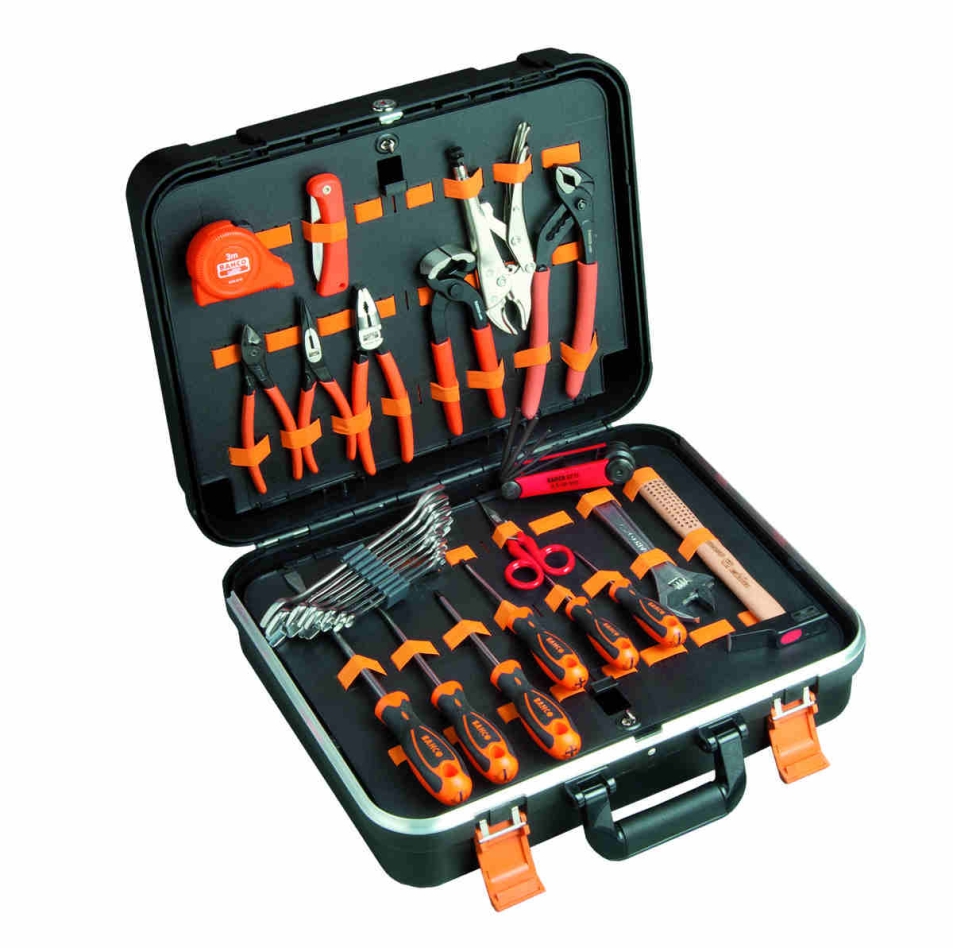 Bahco 983000320 Jeu d''outils de 32 pièces dans une mallette de transport robuste