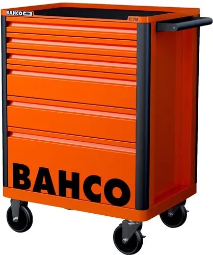 Bahco 1472K6 Chariot à outils Orange 6 Tiroirs