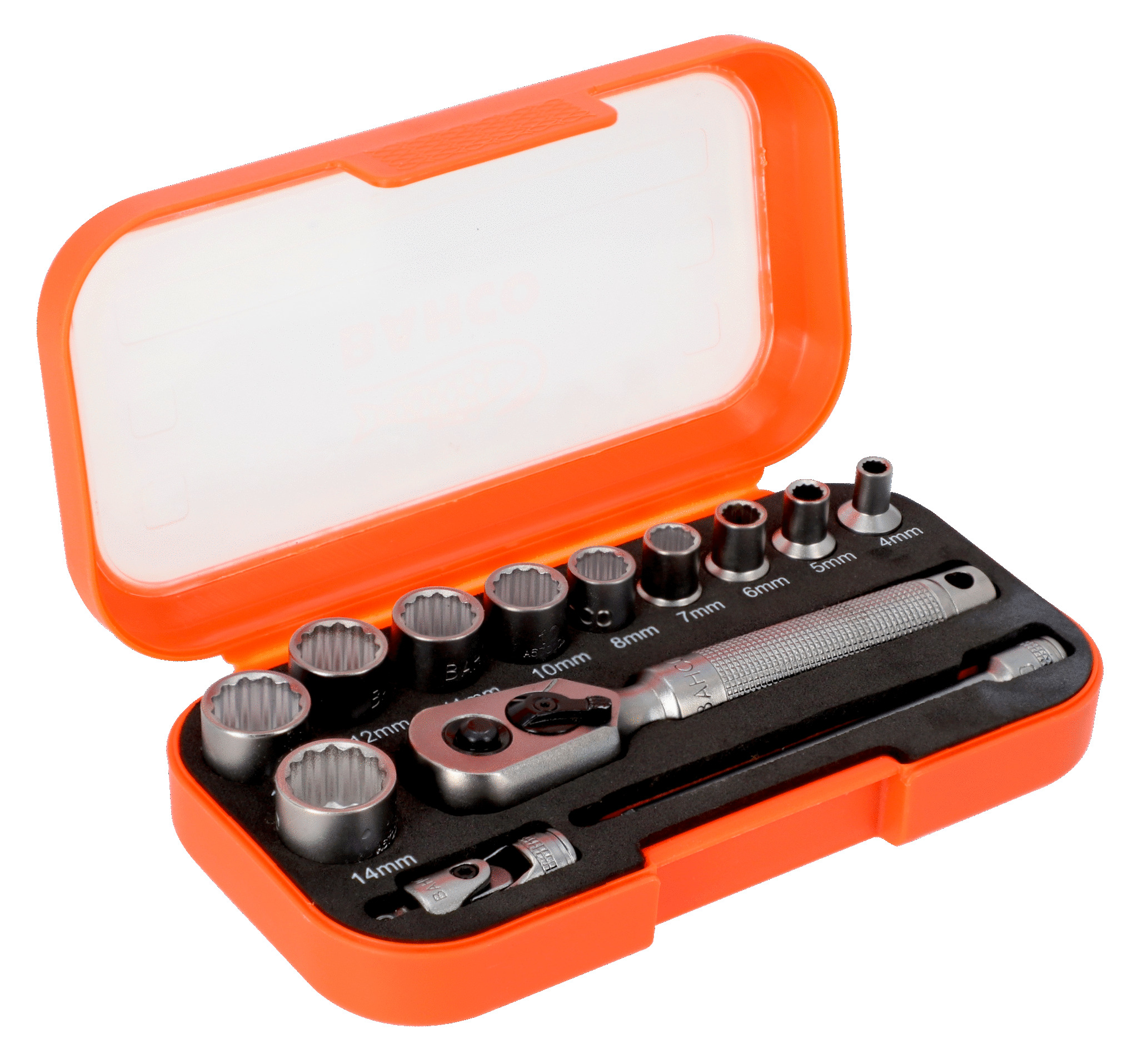 Bahco SBS13MC10.5 Jeu de douilles 1/4, 13 pi&egrave;ces