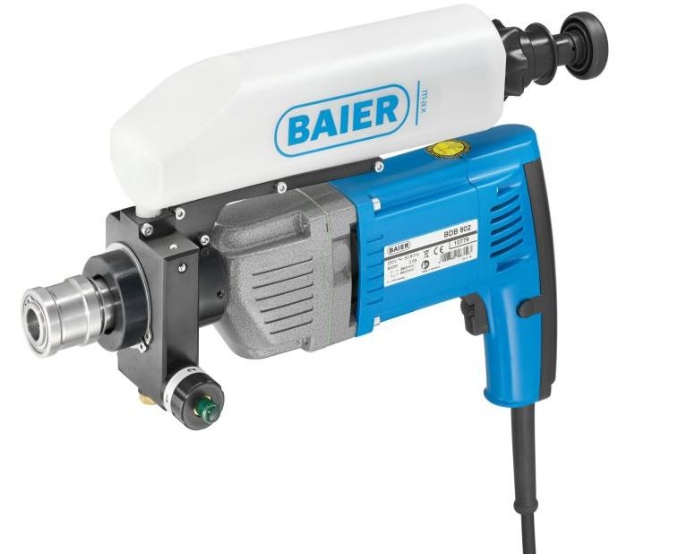 Baier 59642 BDB802 Jeu de forets diamantés + réservoir d'eau + 3 forets 6/8/10 mm 800 Watts