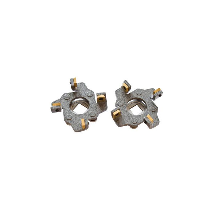 Baier 73379 Roue à godets HM avec couteaux insérés set pour le BFF 222