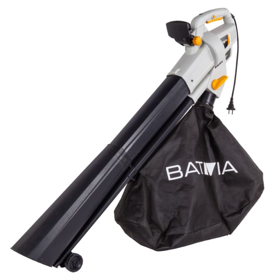 Batavia 7065334 Souffleur de feuilles électrique 3-en-1, aspirateur de feuilles et broyeur 3300W