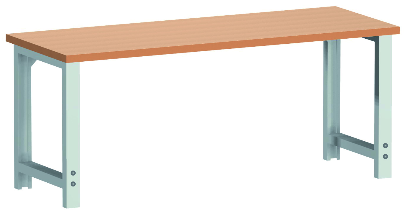 Bott 41003206.16V W-2077/11-2.1 Établi en hêtre rouge 2000x750x740-1140mm