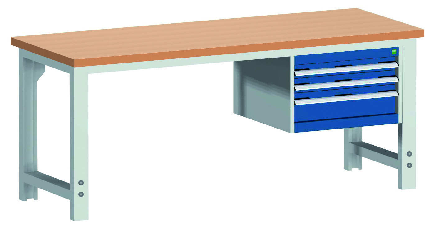 Bott 41003536.11V W-1577/11-1.37 Établi en contreplaqué 1500x750x740-1140mm