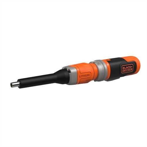 Black & Decker BCF603C-QW Tournevis en ligne 3,6 volts avec 20 accessoires dans la boîte