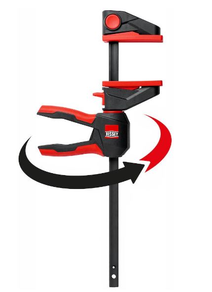Bessey EZ360-45 Pince à colle à une main avec poignée rotative 450 mm