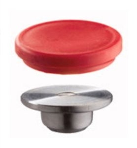 Bessey Accessoires 3101188 Plaque de pression interchangeable en acier de qualité avec couvercle en plastique 4 pièces voor profondeur de serrage: 140-175 mm