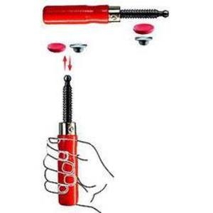 Bessey Accessoires 3101386 Poignée en bois avec plaque de pression en acier de qualité avec couvercle en plastique pour GZ20