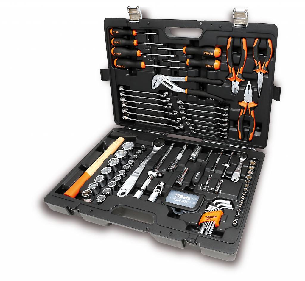 Beta 020476008 2047E/C108 Boîte à outils 108 pièces 1/4" - 1/2"