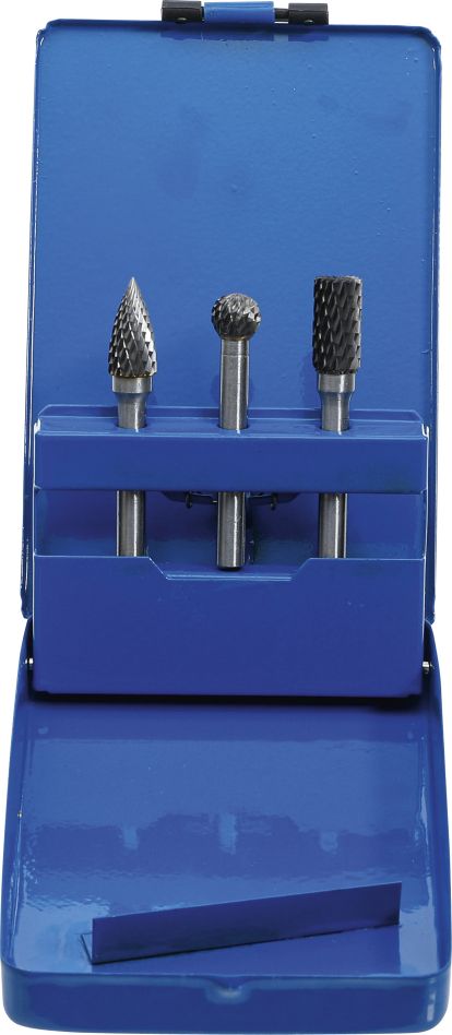 BGS 111 Jeu de fraises en carbure/tungstène 3 pièces