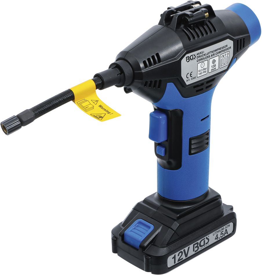 BGS 3380 Compresseur d'air comprimé alimenté par batterie