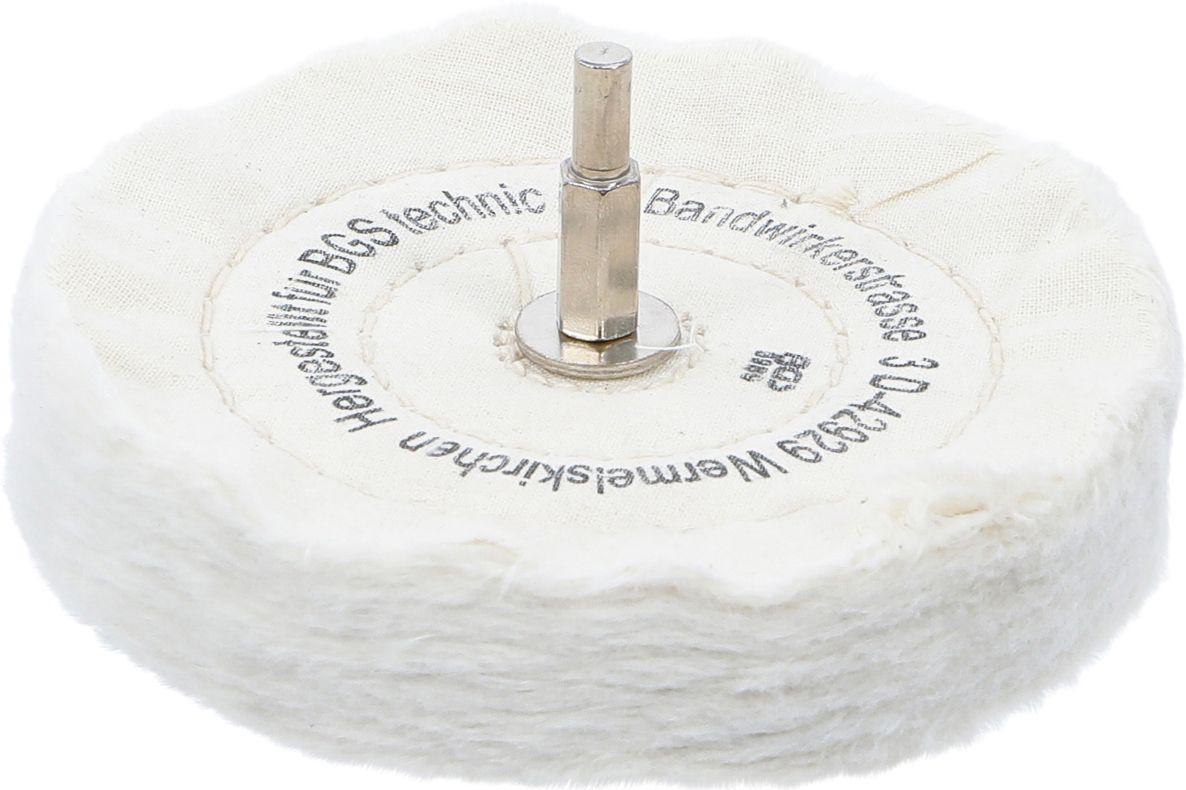 BGS 3989 Roue de polissage avec mandrin 6 mm