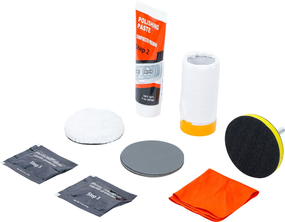 BGS 3997 Kit de rénovation des phares 14 pièces