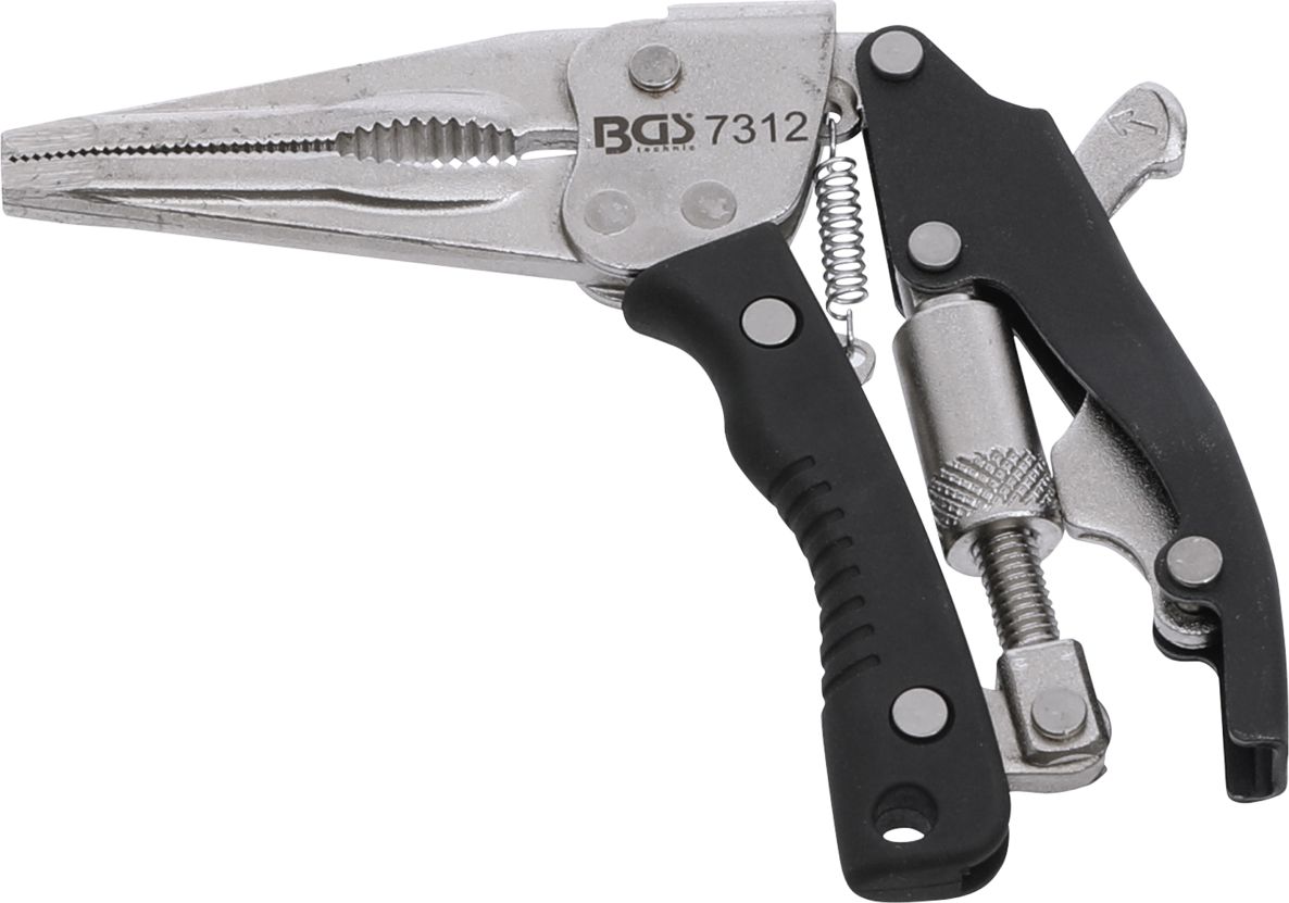 BGS 7312 Pince à bec long avec poignée pistolet 170 mm