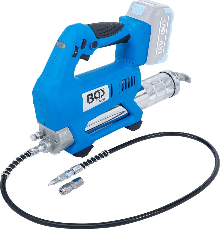 BGS 7378 Pistolet à graisse Accu 18 V excl. batterie et chargeur en boîte