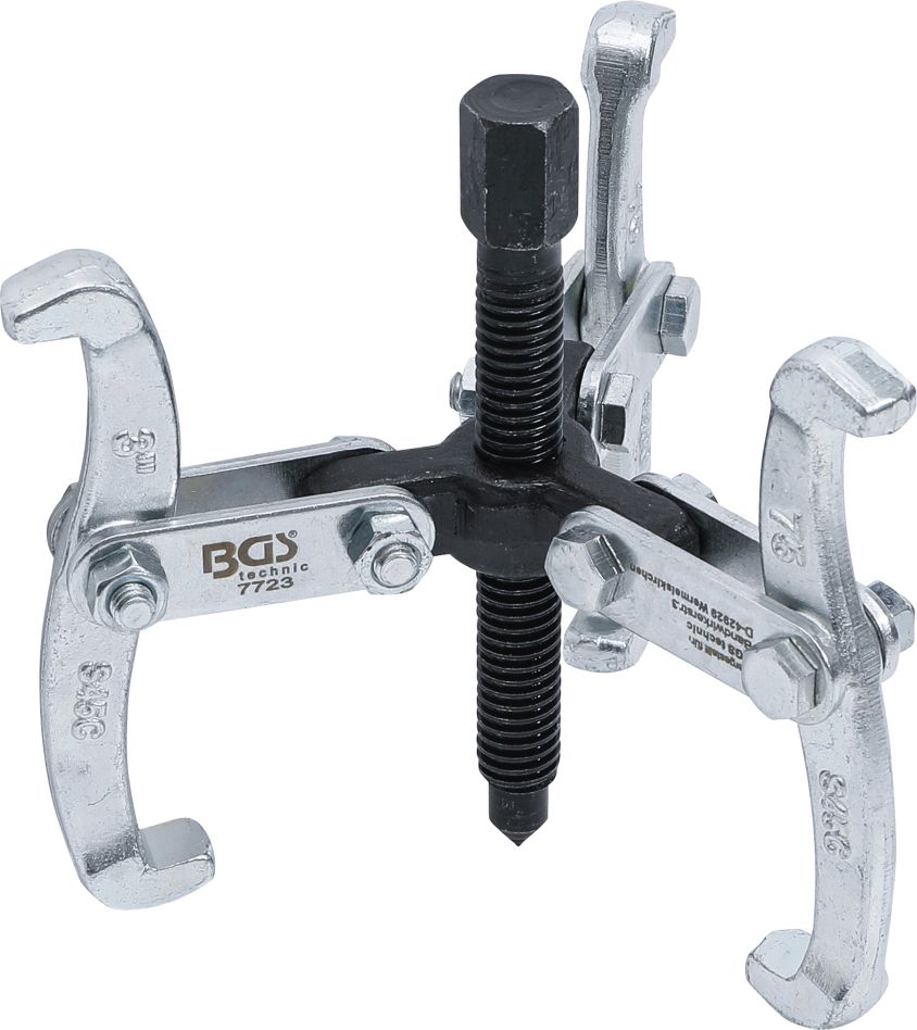 BGS 7723 Jeu d'extracteurs de roulements extérieurs, 3 bras 15 - 100 mm