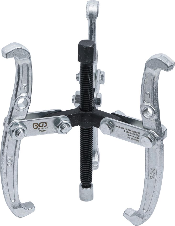 BGS 7726 Jeu d'extracteurs de roulements extérieurs, 3 bras 25 - 160 mm