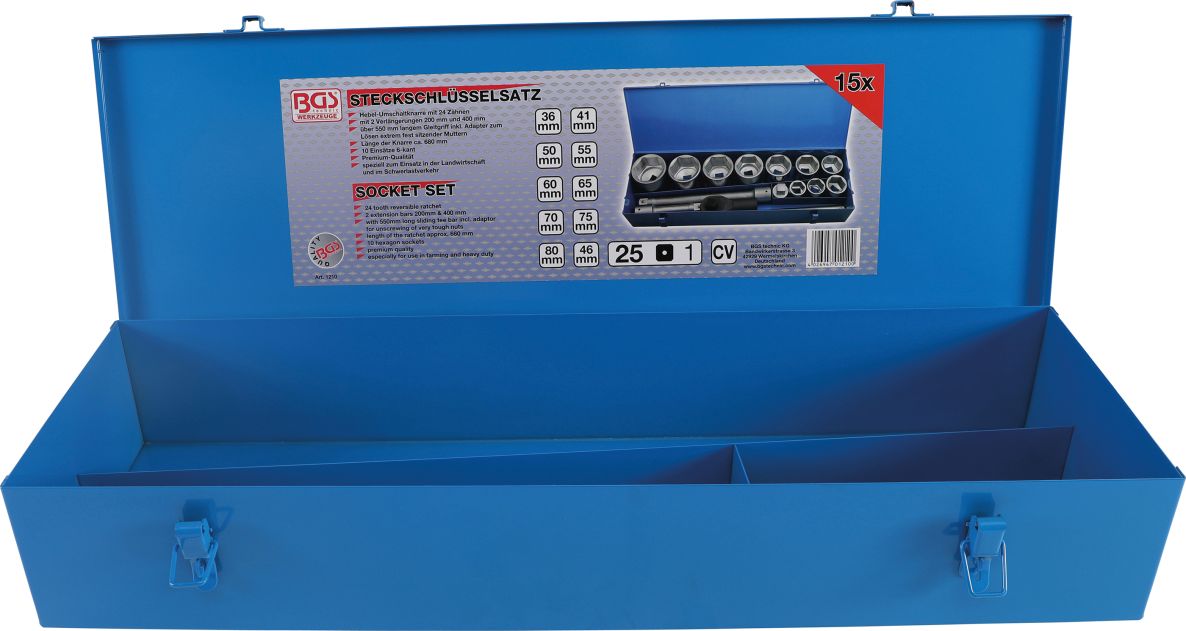 BGS 1210-LEER Cassette de rangement en métal pour BGS 1210