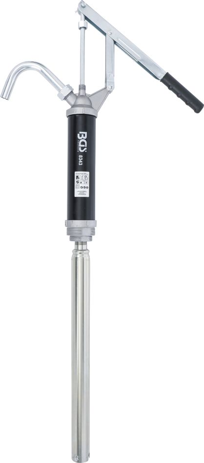 BGS 8343 Pompe à fûts, opération de siphonage