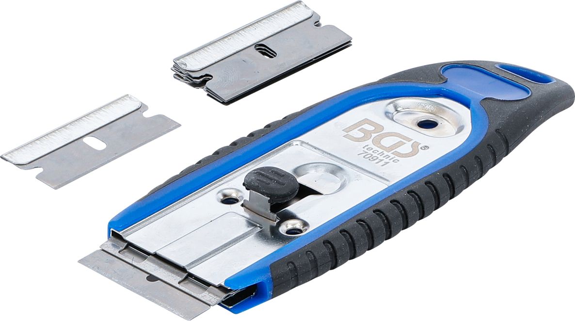 BGS 70911 Racleur de dalles 40 mm avec 6 lames de raclage