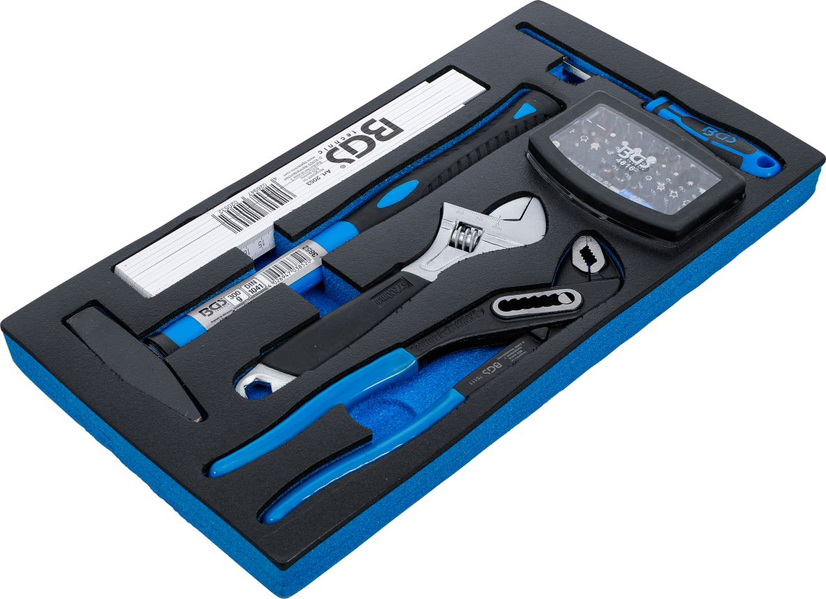 BGS 2002-9 Coffret pour BGS 2002 Set d'outils à main et d'embouts 37 pièces