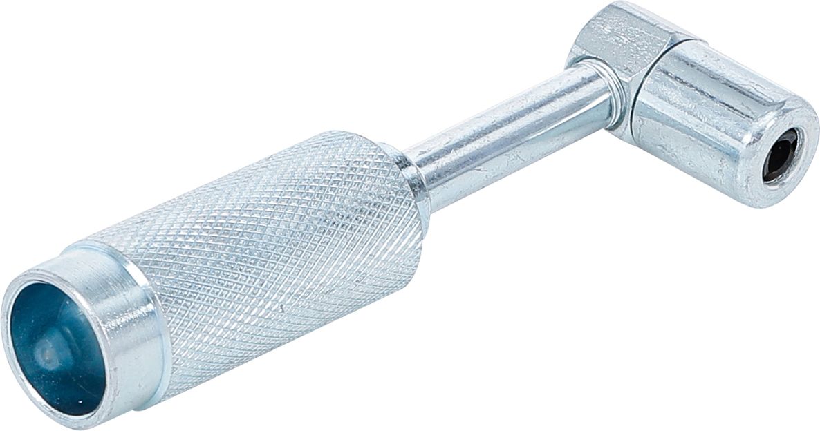 BGS 3142-1 Fixation du lubrifiant pour pistolet à graisse coudé à 90