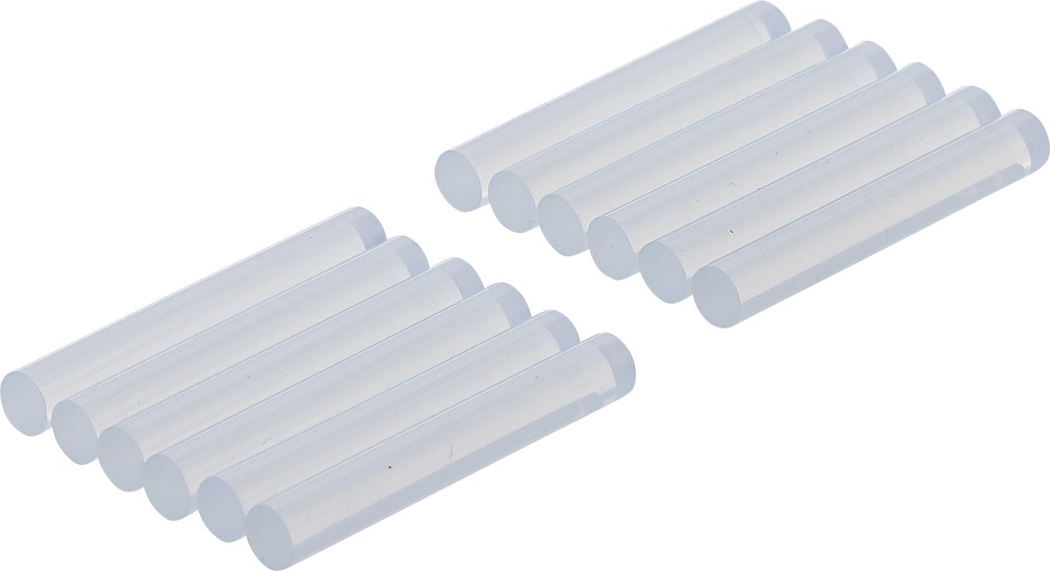 BGS Do It Yourself 80851 Cartouches de colle transparentes Ø 7,5 mm, 50 mm 12 pièces