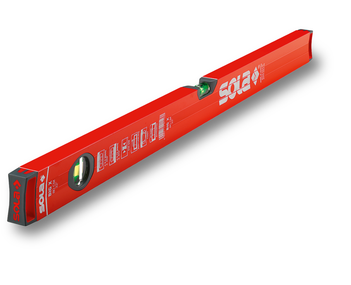 Sola 01370501 BIGX40 alu niveau à bulle X profil 40 cm (2 flacons)