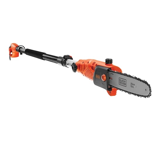 Black & Decker PS7525-QS Tronçonneuse sur manche télescopique 800 Watt 25 cm