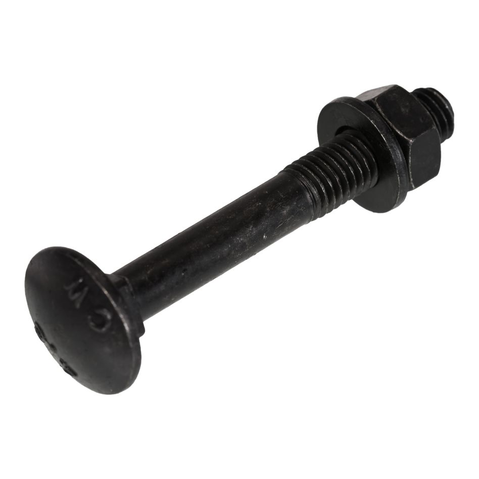 Blackline 6901.11.18030 Boulon de blocage + Ecrou + Rondelle HCP Noir M8 x 30 mm - 5 pièces