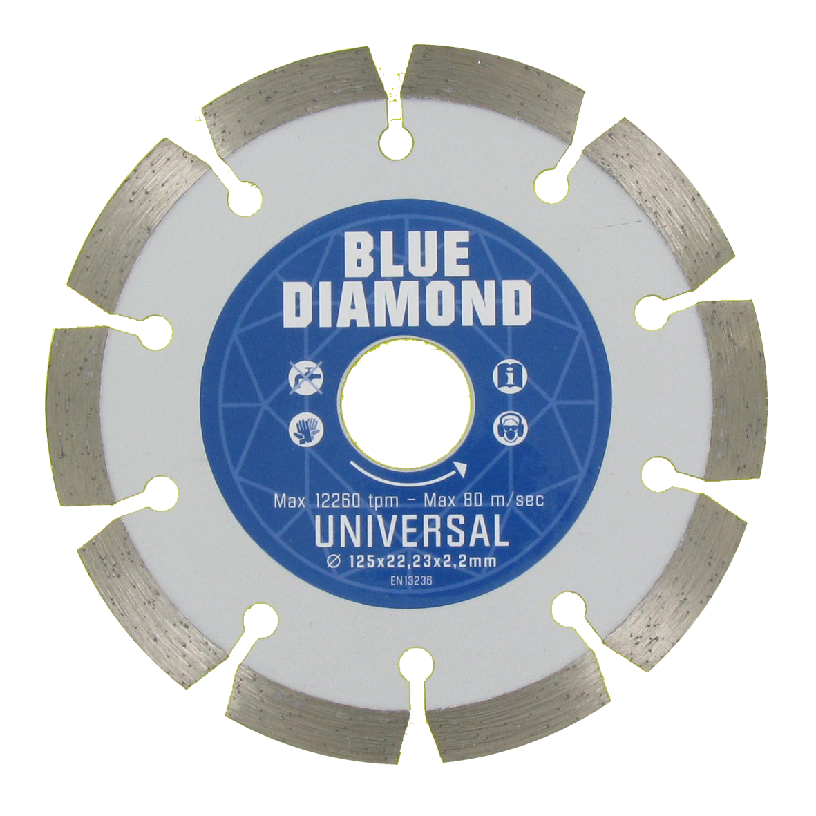 Carat CEBD125310 Lame de scie diamantée Blue Diamond Universal 125 x 22.23
