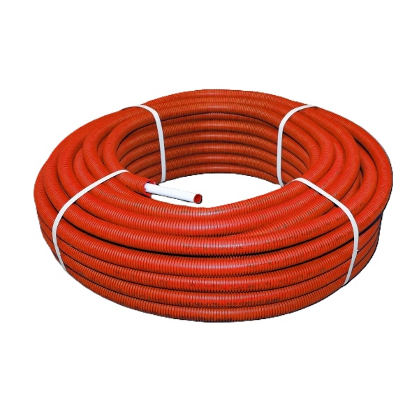 Bonfix 2003005 Tuyau système Alu-press + gaine rouge 16 x 2,0 rouleau 50m
