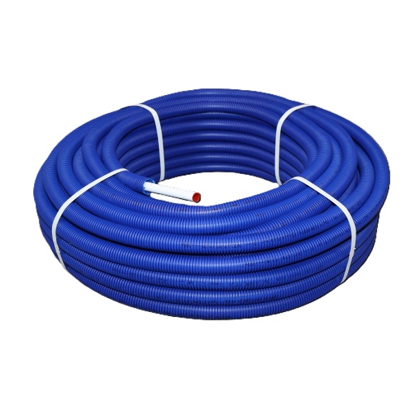 Bonfix 2003110 Tuyau système Alu-press + gaine bleue 20 x 2,0 rouleau 50m