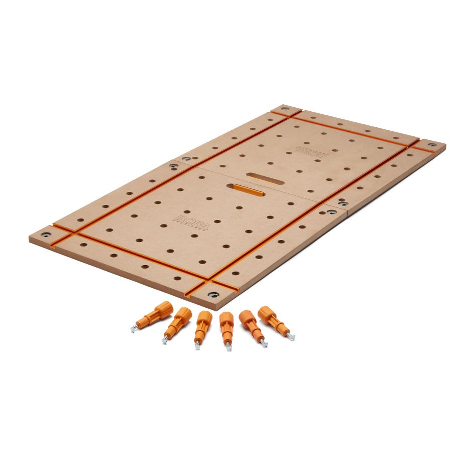 Bora CK24TM Plan de travail Centipede - 600 x 1200mm T-Track - trous de 20mm