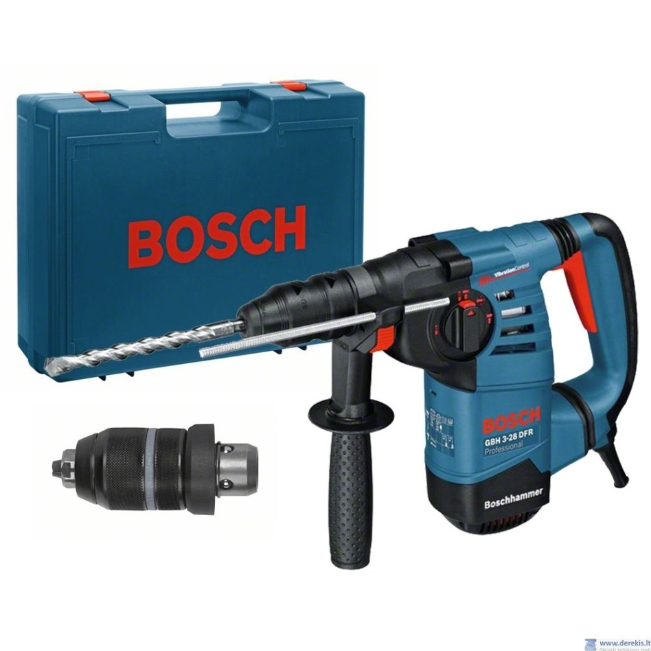 Bosch Bleu 061124A004 Marteau SDS-plus GBH 3-28 DFR en L-Boxx