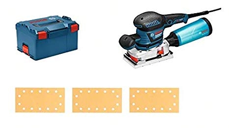 Bosch Bleu 0601292801 GSS 230 AVE Ponceuse orbitale 184x92mm 300w en L-Boxx