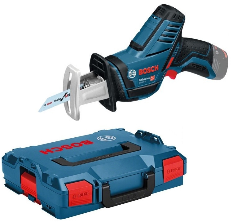 Bosch Bleu 060164L905 GSA 12 V-LI Accu Recipro saw 12V Li-Ion excl. batteries et chargeur en L-Boxx