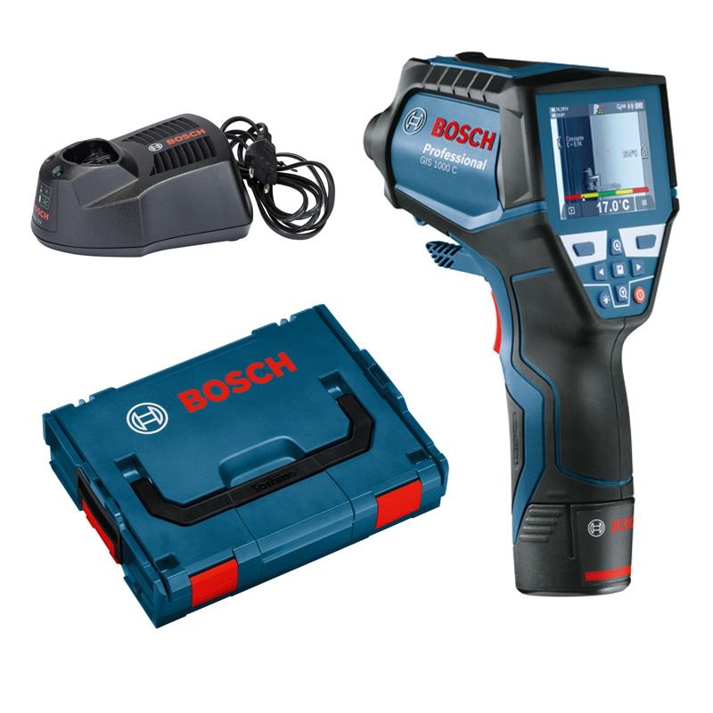 Bosch Bleu 0601083301 Thermodétecteur professionnel GIS 1000 C 10,8V 1,5Ah Li-ion