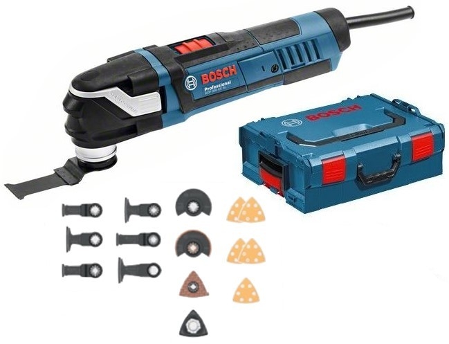 Bosch Bleu 0601231001 GOP 40-30 Bosch Multi-Cutter avec accessoires L-BOXX