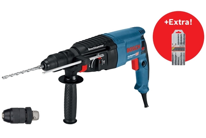 Bosch Bleu 06112A4001 GBH 2-26 F Marteau piqueur 830w 2.7J SDS-Plus + 4 ans de garantie du revendeur !