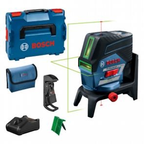Bosch Bleu 0601066H00 GCL 2-50 CG Laser combiné avec laser spot et laser ligne 12 V 2.0Ah + Support pivotant RM2 + Pince de fixation au plafond en L-BOXX
