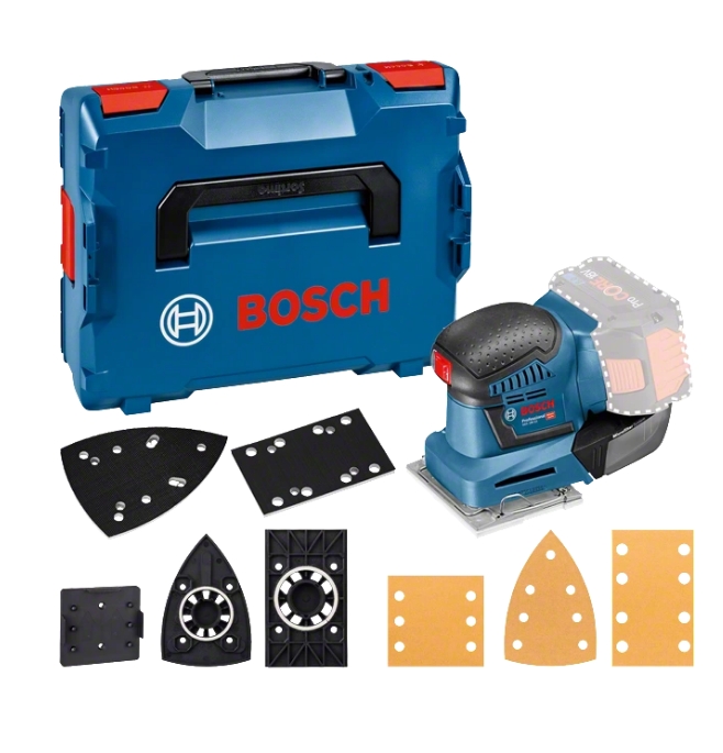 Bosch Bleu 06019D0202 GSS 18V-10 ponceuse multi 3 en 1 18V solo en L-Boxx